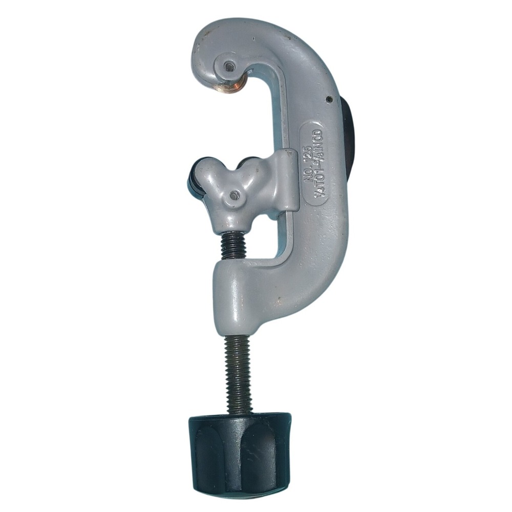 General Tools No 125 Tubing Cutter 1/4 to 1-5/8 Inch OD Gray Plumbing Tool